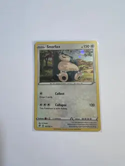 Snorlax 141/192 Rare Rebel Clash cosmo holo Pokemon Near Mint - Image 1