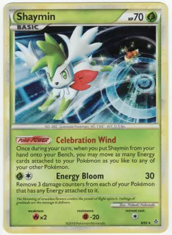 Pokemon TCG Shaymin Holo Rare Unleashed 8/95 - Image 5