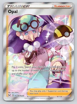 Opal TG28/TG30 Ultra Rare Lost Origin Trainer Gallery Pokemon Holo Near Mint - Image 1