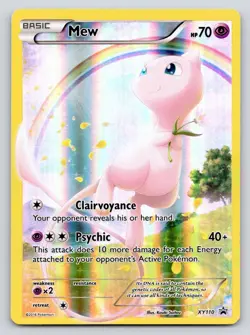 Mew - XY110 XY110 Holo Promo XY Promo Pokemon Holo Moderately Played - Image 1
