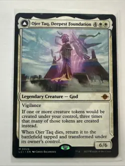 MTG Ojer Taq, Deepest Foundation 0026 Regular The Lost Caverns of Ixalan LCI NM - Image 1