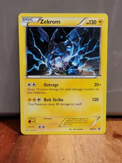 Zekrom - BW24 BLACK & WHITE Black Star Promo Pokemon Holo - Image 1