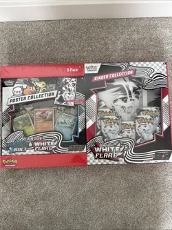 Pokemon Black Bolt White Flare 2-Pack Poster Binder Box Scarlet & Violet 2 Set - Image 4