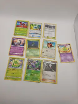 Pokemon TCG Jungle Bundle Of 10 Cards 1 Holos Steve, Dustox, Scorpio, Natu, Oddi - Image 1