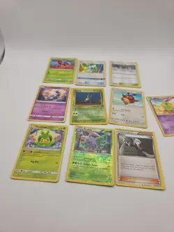 Pokemon TCG Jungle Bundle Of 10 Cards 1 Holos Steve, Dustox, Scorpio, Natu, Oddi - Image 2