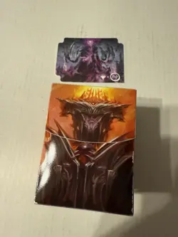 MTG LOTR Sauron V2 Deck Box Magic The Gathering Ultra Pro Lord of the Rings WEAR - Image 1