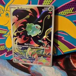 Pokemon Bulbasaur 133/132 Mega Evolution Illustration Rare Full Art ​ME Stamped - Image 2