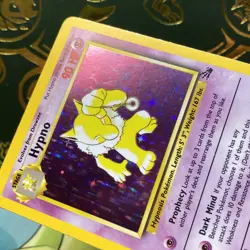Pokemon TCG Hypno 8/62 Fossil Holo Rare LP + - Image 4