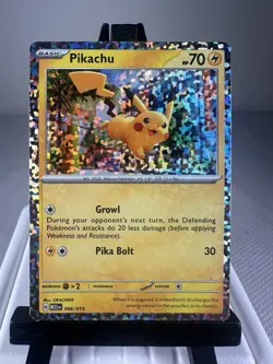 Pokemon TCG Pikachu 006/015 McDonald's Collection 2023 Holo NM - Image 1