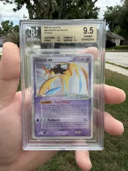 The Pokemon Company Deoxys ex EX Deoxys Holo Rare 98/107 Beckett 9.5 POP 8!!! - Image 1
