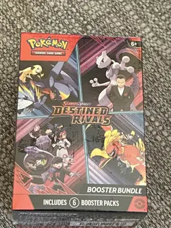 Pokemon Tcg Destined Rivals Booster Bundle Factory Sealed 6 Packs - Image 1