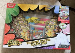 Pokemon Mega Evolution Ascended Heroes Premium Poster Gardevoir Collection Box - Image 1