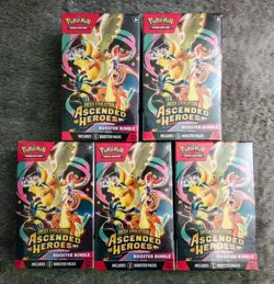 Pokemon Ascended Heroes Booster Bundles - LOT OF 5 (SEALED) - Image 1