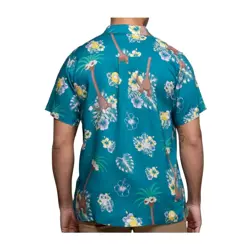 2025 Pokemon Center Medium Tropical Alolan Exeggutor & Friends Button Up Shirt - Image 2
