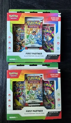 Pokemon TCG: First Partner Illustration Collection - Series 1 Sealed - LOT OF 2 - Image 1