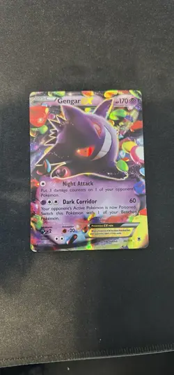 GENGAR EX 2014 POKEMON XY PHANTOM FORCES RARE HOLO 34/119 - Image 1