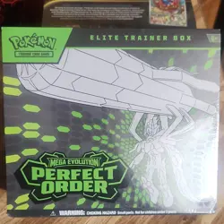 Pokemon Mega Evolution Perfect Order Elite Trainer Box Tyrunt Zygarde Clefable - Image 1