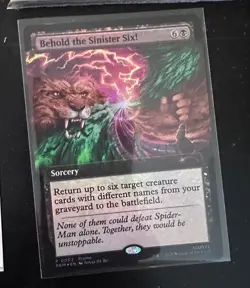 PAX West MTG Magic The Gathering Spider-Man promo Sinister Six card and comic - Image 4