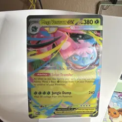 Pokemon Mega Venusaur Ex Holo Mega Evolution Black Star Promo 013 NM Oversized - Image 2