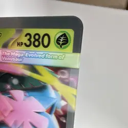 Pokemon Mega Venusaur Ex Holo Mega Evolution Black Star Promo 013 NM Oversized - Image 4