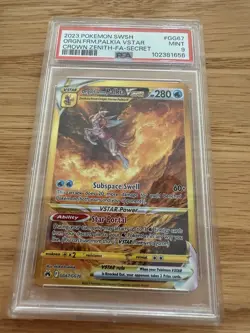 Pokemon TCG Palkia vstar Crown Zenith PSA 9 - Image 1