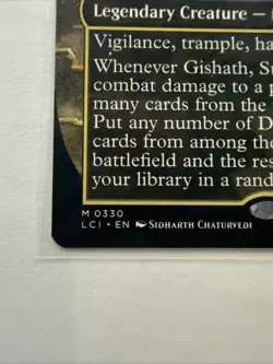 MTG Gishath, Sun's Avatar 0330 (Borderless) The Lost Caverns of Ixalan LCI NM - Image 2