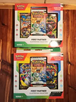 Lot of 2 - Pokemon TCG First Partner Illustration Collection Series 1 Sealed - Image 1