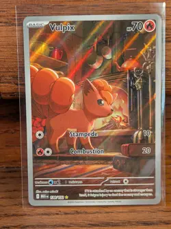 Vulpix Illustration Rare 138/132 IR Mega Evolution Pokemon TCG - Image 1