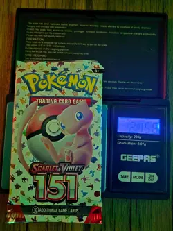Pokemon 151 English Heavy Sealed Booster Pack 21.56g Scarlet & Violet 🔥 - Image 1