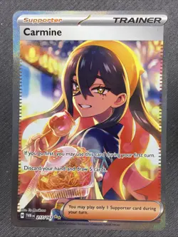 2024 POKEMON TWM EN-TWILIGHT MASQUERADE 217/167 CARMINE NEAR MINT/NM - Image 1