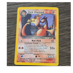 Pokemon Dark Charizard Team Rocket Holo Rare #4/82 80HP Unlimited Edition - Image 1