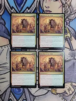 4x Rhythm of the Wild - NM/M LCC MTG Magic - Image 1