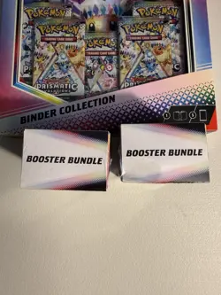 Prismatic Evolutions Binder Collection - Pokemon TCG - Sealed & 2 Booster Bundle - Image 3