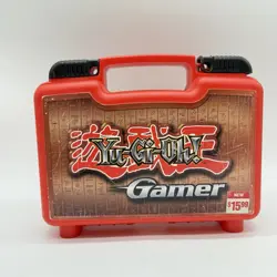Yu-Gi-Oh! Limited Edition Vintage Red Gamer Card Carrying Case Yugioh TCG OCG - Image 1