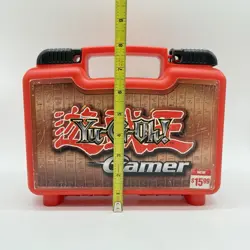 Yu-Gi-Oh! Limited Edition Vintage Red Gamer Card Carrying Case Yugioh TCG OCG - Image 2