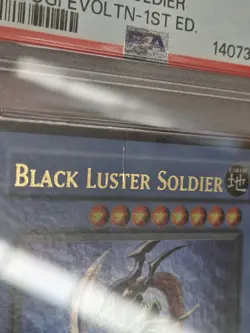 2004 Yu-Gi-Oh! Black Luster Soldier Yugi Evolution SYE 1st Edition PSA 3 - Image 3