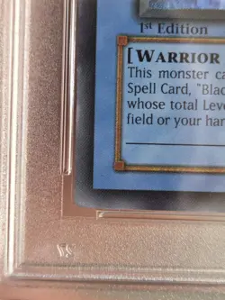 2004 Yu-Gi-Oh! Black Luster Soldier Yugi Evolution SYE 1st Edition PSA 3 - Image 4