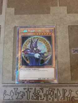 YUGIOH DARK MAGICIAN RA04-EN106 PLATINUM RARE 1ST ED NM ALT ART - Image 1