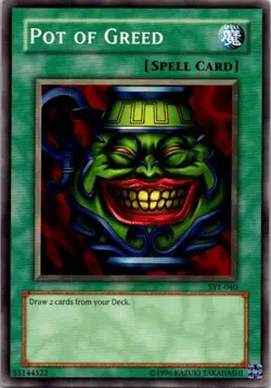Pot of Greed SYE-040 Starter Deck: Yugi Evolution Yu-Gi-Oh MP - Image 1