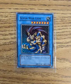 Yugioh Super War-Lion PP02-EN001 Super Rare NM - Image 1
