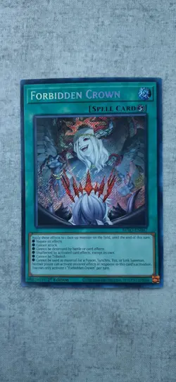 Yu-Gi-Oh! Konami Forbidden Crown BPRO-EN067 Burst Protocol 1st Edition Spell - Image 1