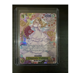 Bandai Charlotte Pudding SP OP03-112 Two Legends Rare Foil 2000 Power Card - Image 1