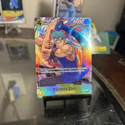 Roronoa Zoro Alternate Art One Piece Adventure on Kami's Island RARE SSP - Image 1