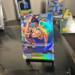 Roronoa Zoro Alternate Art One Piece Adventure on Kami's Island RARE SSP - Image 2
