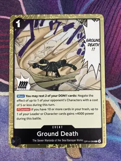 Ground Death OP14-096 One Piece CCG: The Azure Sea's Seven - Image 1