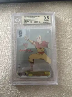 Weiss Schwarz Avatar the Last Airbender Aang ATLA/WX04-001SP Foil Signed BGS 9.5 - Image 1