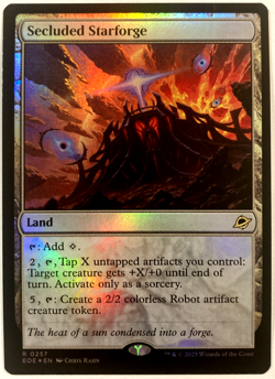 MTG Secluded Starforge (Foil) Edge of Eternities 257 NM - Image 1