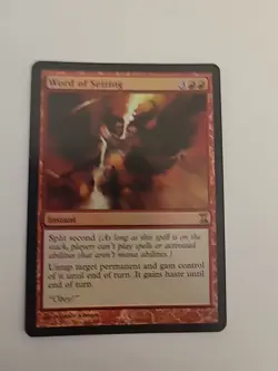 Mtg Word of Seizing Time Spiral Regular - Image 1