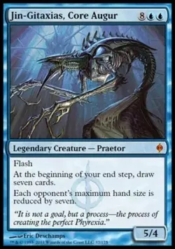 Jin-Gitaxias, Core Augur -MTG New Phyrexia NM/EX NICE!! - Image 1