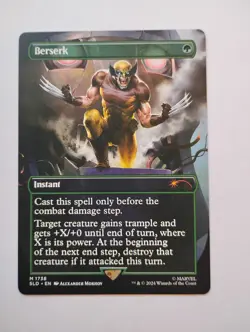 Berserk Wolverine art MTG Secret Lair Marvel SLD regular - Image 1